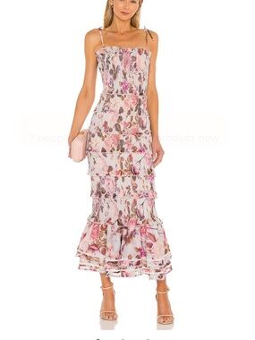 V. Chapman Geranium Dress in Rose